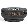 COOK KING - Brasero de jardin BOSTON décoré en acier Ø80 cm - vignette