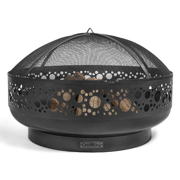 COOK KING - Brasero de jardin BOSTON décoré en acier Ø80 cm - large