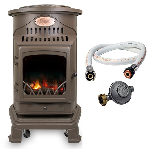Poêle à Gaz Paloma PA-S46B Pour Propane LPG - Flamme Haute à Gauche - Neuf