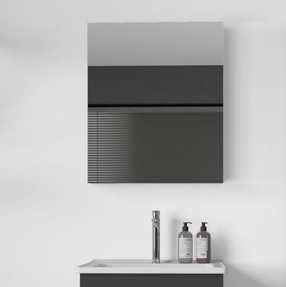 Miroir salle de bain avec eclairage LED et contour noir - 120x70cm - GO  BLACK LED - Aurlane