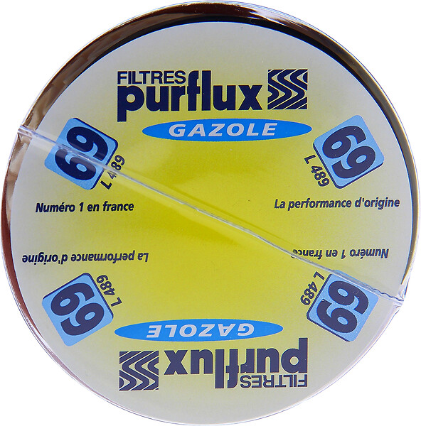 Filtro Benzina PURFLUX EP103 - Altezza 105 Mm, Diametro Esterno 36 Mm, Interno 6.5 Mm