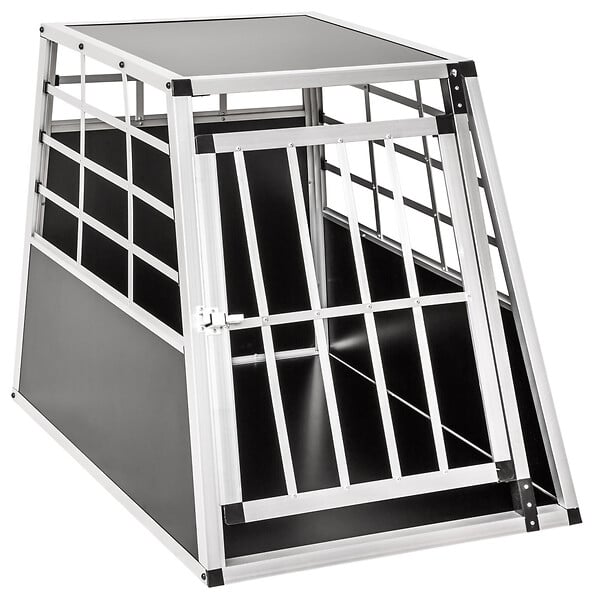 Cage de transport pour chien simple dos droit