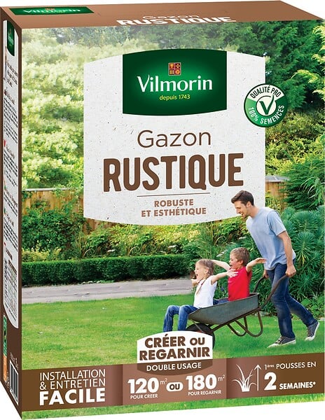 Gazon rustique boite 3kg VILMORIN | Bricorama