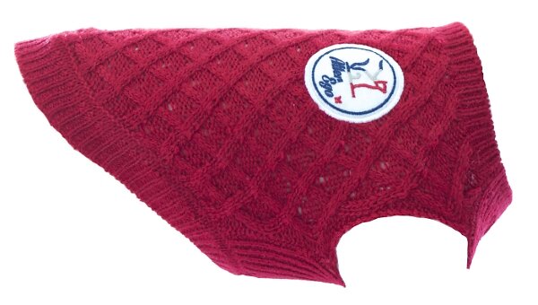 pull pour chien modele chasseur alpin rouge t20
