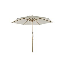 BEAU RIVAGE Parasol droit POEMA rond diamètre 3m - toile beige clair