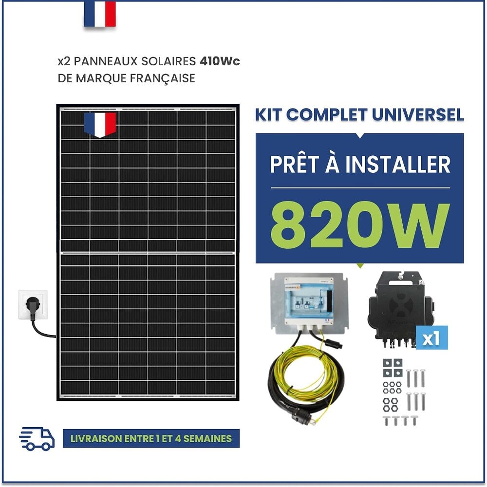 Kit Panneau Solaire Autoconsommation Fran Ais W Micro Onduleur Aps