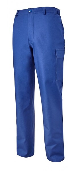 Pantalon CLOU en coton sergé bleu bugatti T36 - LMA LEBEURRE - 100141 T36