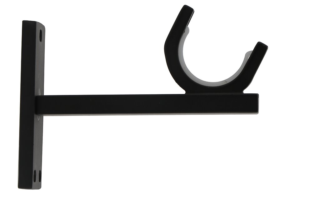 MOBOIS - 1 SUPPORT METAL BERCEAU 80MM AXE/MUR EASY FIX D.28mm NOIR MAT - large