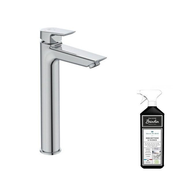 Mitigeur lavabo IDEAL STANDARD Joy chrome + nettoyant Briochin - Brico Privé