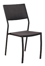 Chaise de jardin Dove - Acier - Noir