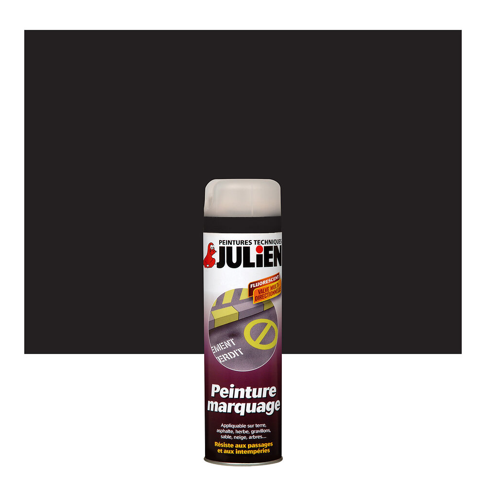 Peinture aérosol BRILLANT Noir Brillant aérosol 600ml Bricorama