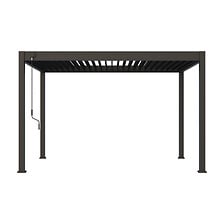 OMBREA Pergola bioclimatique autoportante 3x4m - Anthracite - OMBREA ...