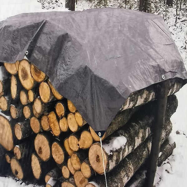 Bâche de protection - Pour le bois - Bûches de bois - Etanche - 1,5 x 6m -  Achetez en ligne