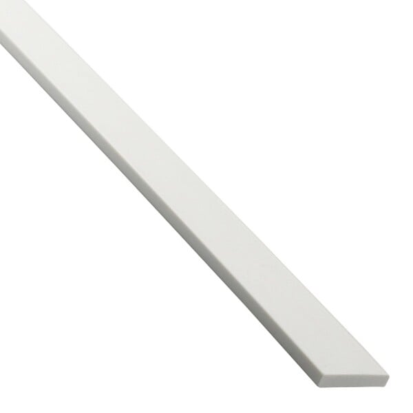 Champlat PVC blanc 2x40mm L.2.60m