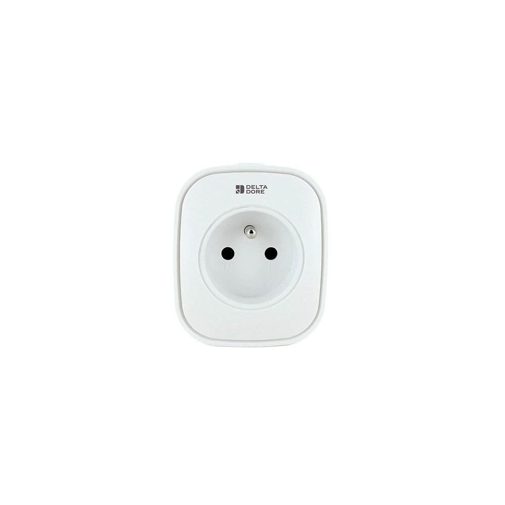 Prise connectée E (FR), 16A, avec mesure de consommation Easy Plug