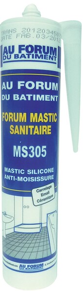 Mastic Silicone Sanitaire Blanc - Ms305-blanc à Prix Carrefour