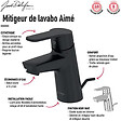 JACOB DELAFON - Mitigeur lavabo Aimé avec vidage chrome + nettoyant Briochin - vignette