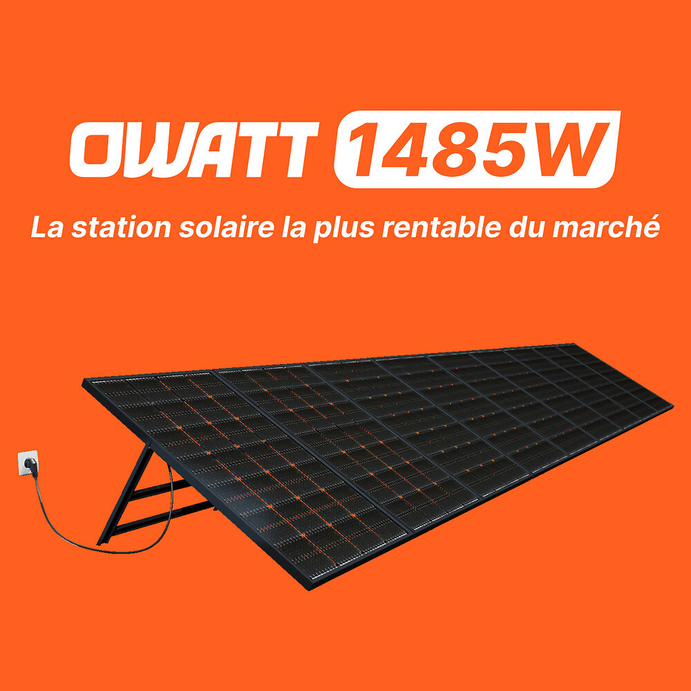 Station solaire Plug & Play OWATT 990W