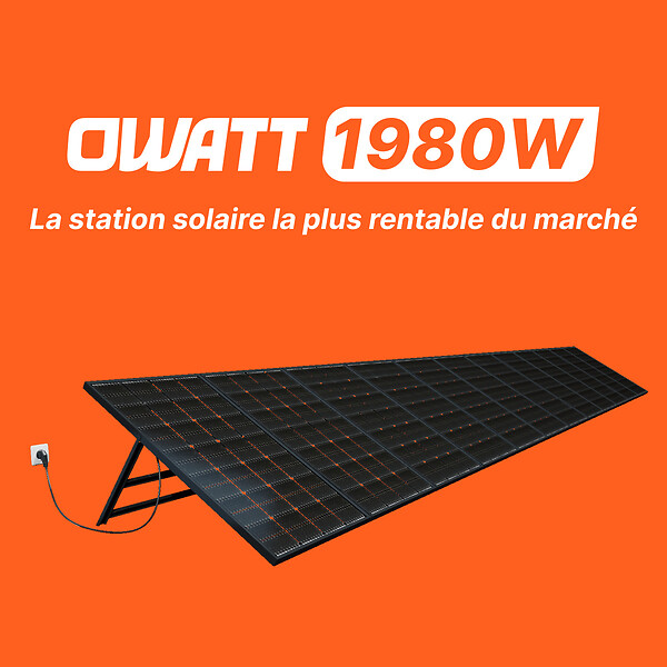 Panneau solaire sur prise 400W Extension Sunethic