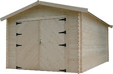 SOLID Garage en bois28MM 3538X358 porte battante