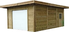 SOLID Carport garage - Epicea du Nord - 706x506cm