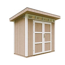 TIMBELA Abri de jardin à base de bois en panneaux LP SmartSide 3m² -  ...