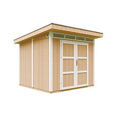 TIMBELA Abri de jardin à base de bois en panneaux LP SmartSide 6 m² - ...