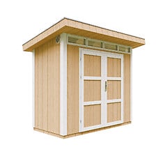 TIMBELA Abri de jardin à base de bois en panneaux LP SmartSide 3m² -  ...