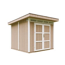 TIMBELA Abri de jardin à base de bois en panneaux LP SmartSide 6 m² - ...