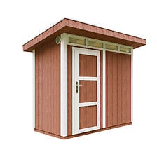 TIMBELA Abri de jardin à base de bois en panneaux LP SmartSide 3m² -  ...