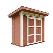 TIMBELA Abri de jardin à base de bois en panneaux LP SmartSide 3m² -  ...