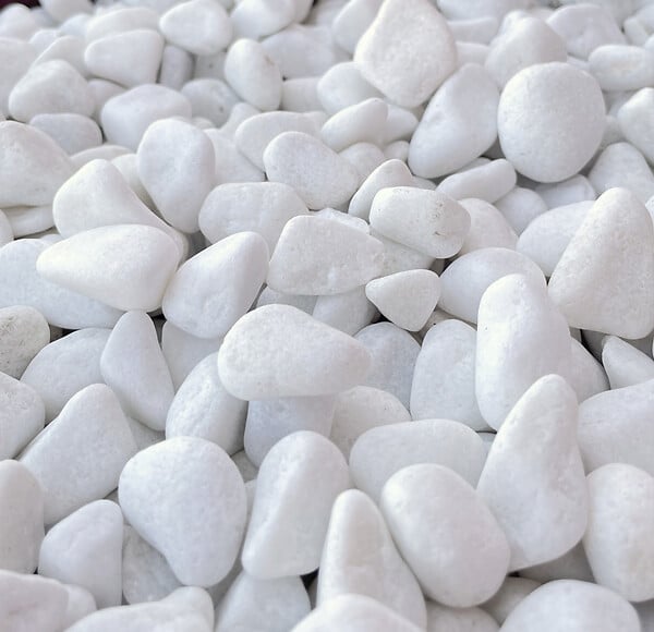Galet Blanc Pur 12-24 250kg | Bricomarché