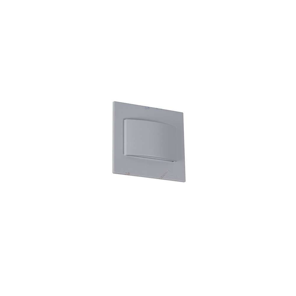 applique led escalier carré 1,5w dc12v gris erinus - blanc chaud 3000k