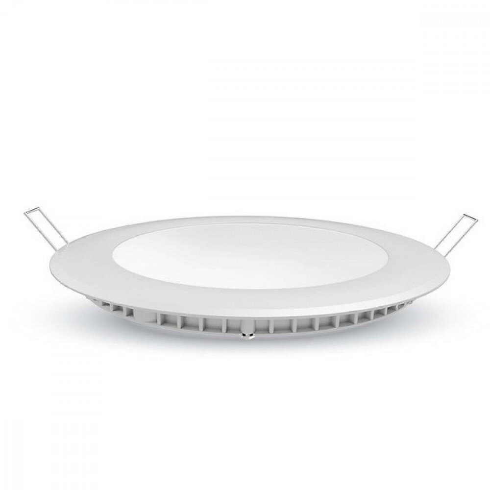plafonnier led rond 18w extra plat équivalent 150w dimmable - blanc chaud 2700k