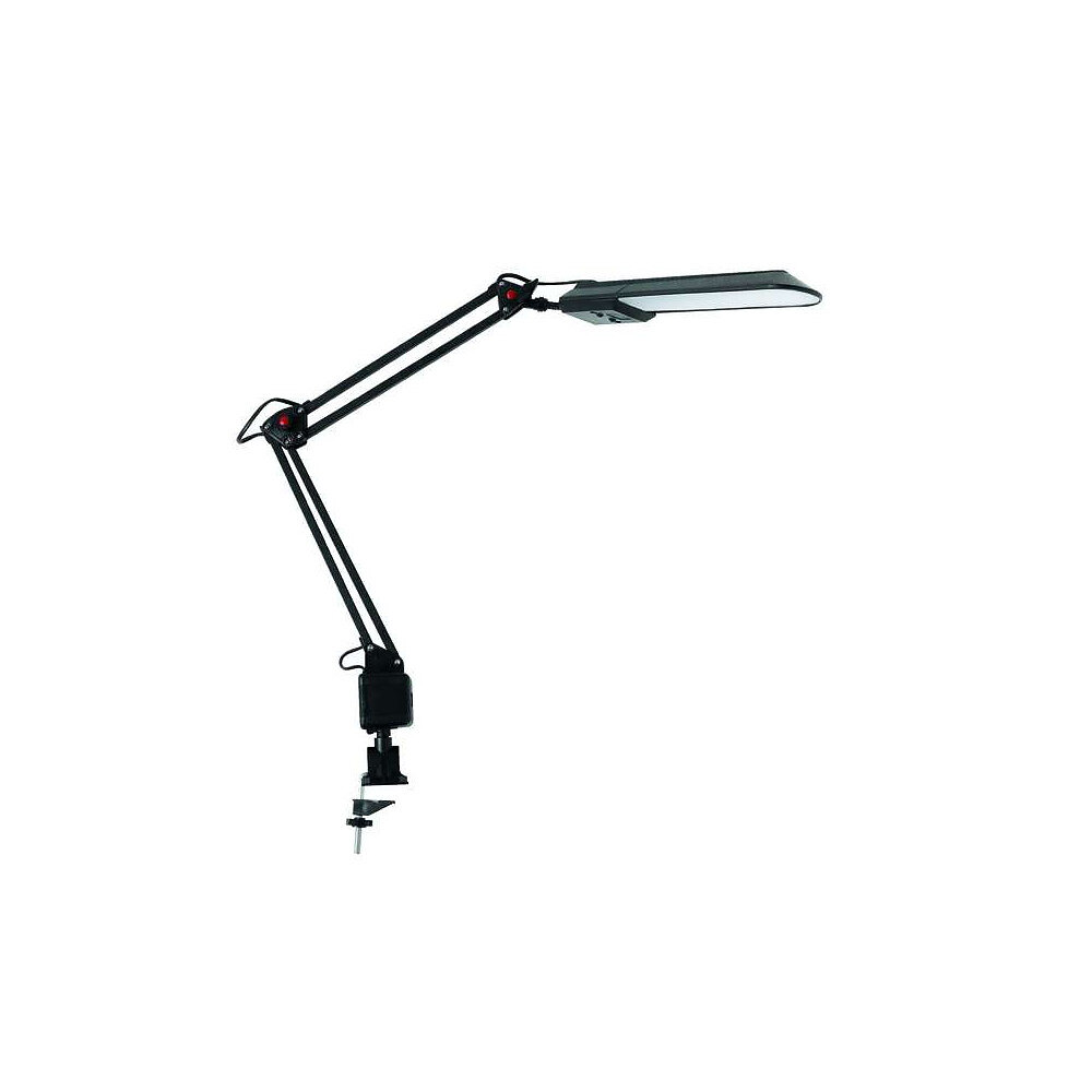 lampe de bureau led 4,8w noire heron ii - blanc naturel 4000k