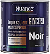 NUANCE - Laque glycéro multi-supports noir satin 0.5L - vignette