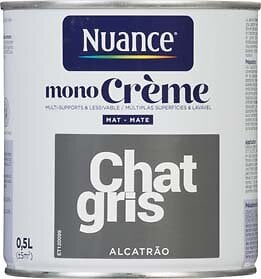 NUANCE - Peinture MonoCrème Chat gris Mat 0.5L - large