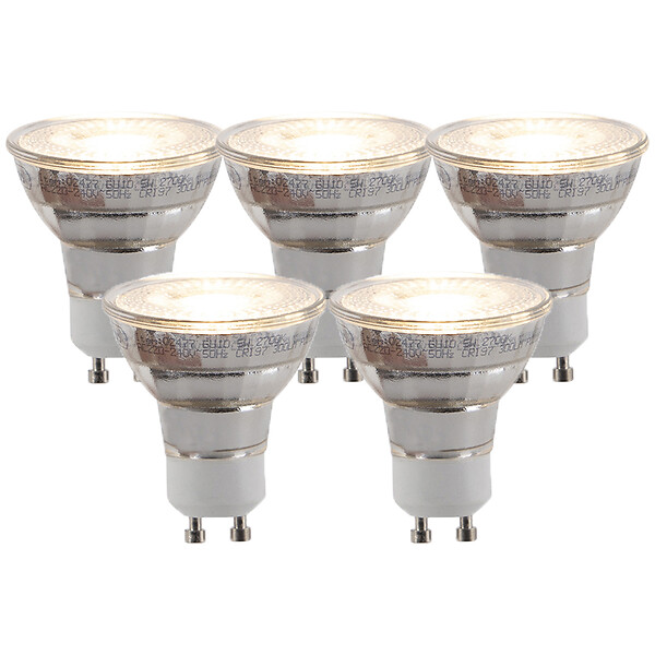 Lot de 5 Ampoules LED GU10 6W (équivalent à 60 W), Blanc Froid 6000K 500  lumens