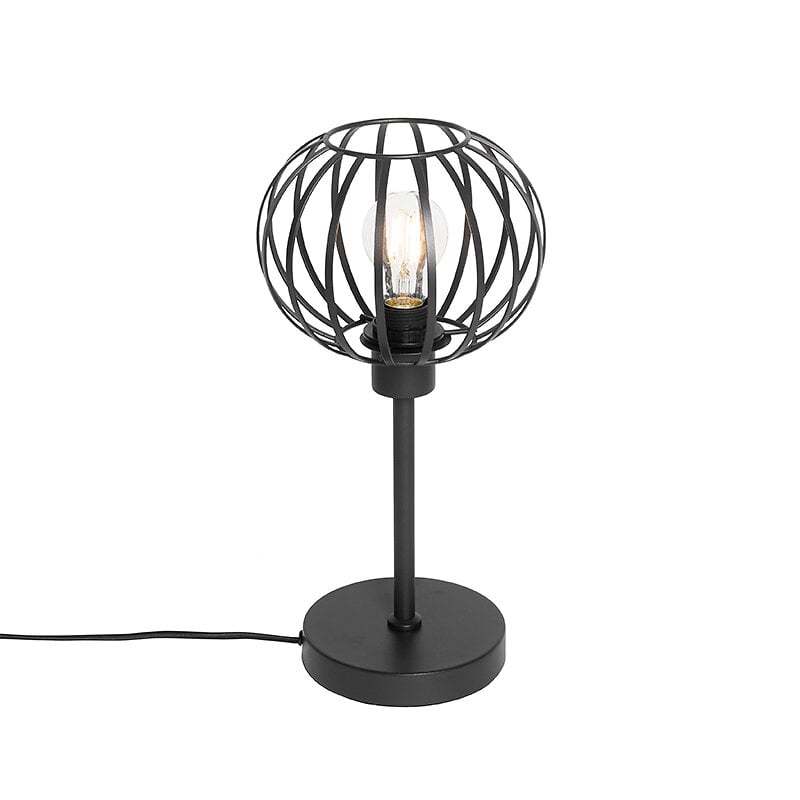 lampe à poser design noire - johanna