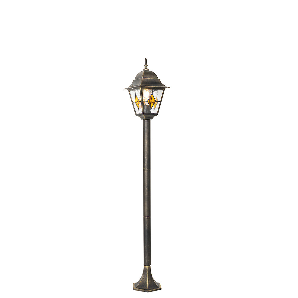lanterne d'extérieur vintage bronze 120 cm - antigua