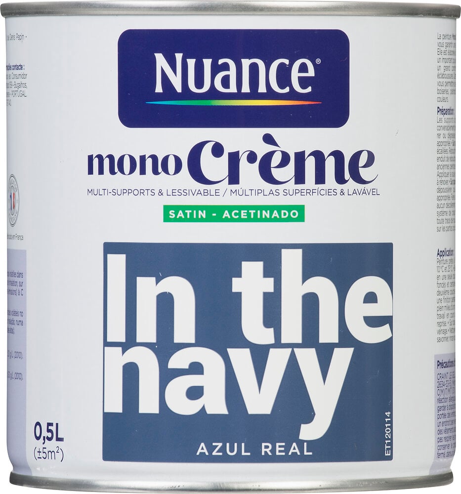 NUANCE - Peinture MonoCrème - In the navy - Satin - 0,5L - large