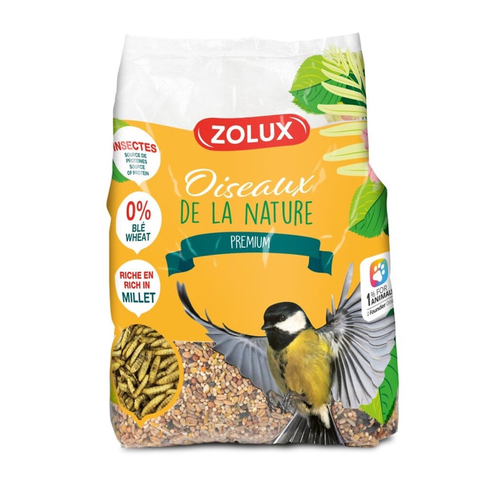 Tournesol graine pour oiseaux de jardin sac 1.5 kg zolux