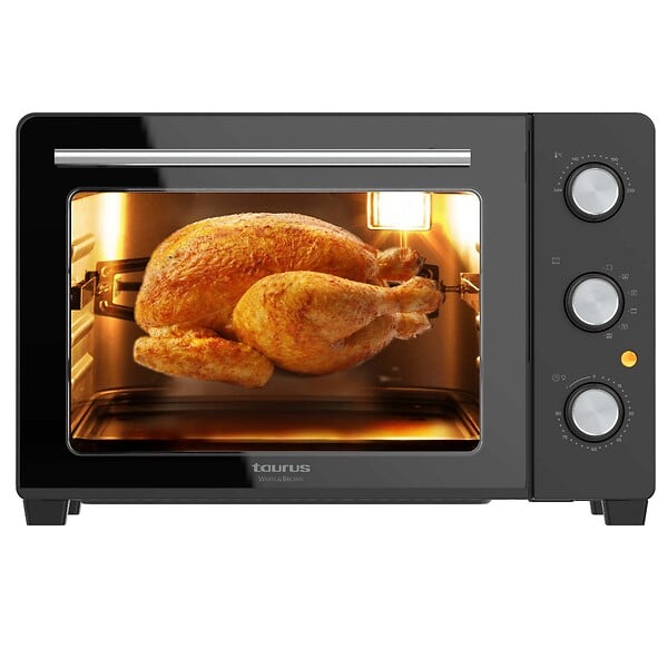 Mini four posable - Thermostat réglable jusqu'à 230°C. 6 modes de cuisson –