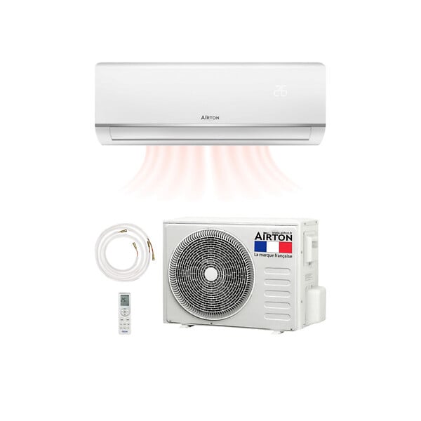 Pack Climatiseur Réversible AIRTON – 5270W – Mono-split – À Poser Soi-même – Readyclim 4M