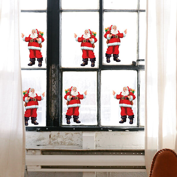 Stickers de fenêtre pour décorer les vitres à Noël
