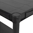 ITOOLS - Etagère plastique 4 tablettes L61xP31xH131cm NOIRE Charge 120kg ITOOLS - vignette