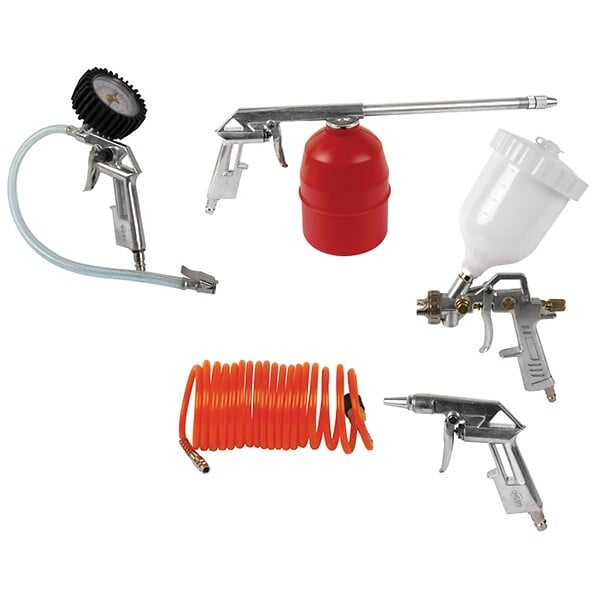Kit d'accessoires pour soufflette et compresseur d'air 17 pcs