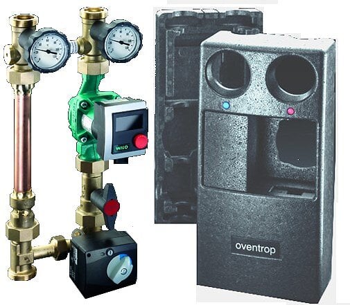 Station+de+circuit+de+chauffage+direct+REGUMAT+M3-180+-+Ø+DN+25+-+1+(sans+circulateur)