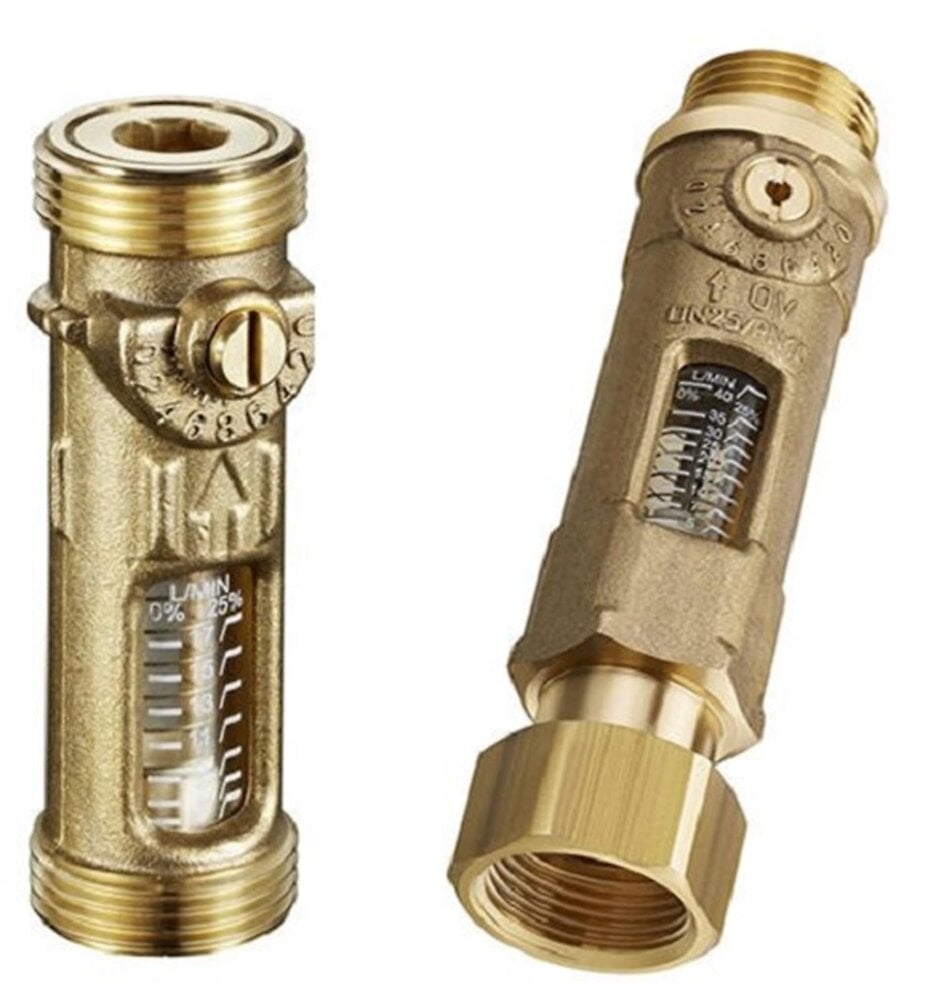 Vanne+d%27equilibrage+avec+affichage+du+debit+HYCOFLOW+VTB+-+DN25+-+Debit+:+5-40+l/min+-+Longueur+:+143+mm+-+Diametre+:+G1-+Cles+:+38+pour+SW1+et+36+po