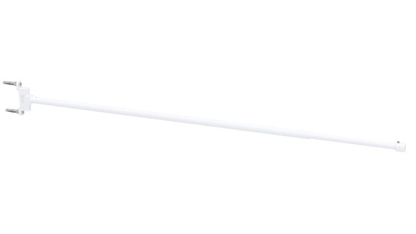 Tringle de Porte Pivotante 60 à 100 cm Coloris - Blanc